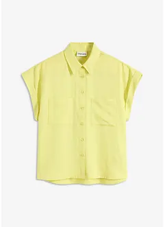 Hemdbluse aus fließendem Lyocell-Mix, bonprix Hemdbluse aus fließendem Lyocell-Mix, bonprix