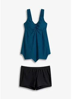 Long-Tankini (2-tlg.Set) mit Zick-Zack Saum, bonprix Long-Tankini (2-tlg.Set) mit Zick-Zack Saum, bonprix