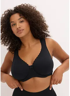 Lot de 2 soutiens-gorge minimiseurs moulés coton, avec armatures, bonprix Lot de 2 soutiens-gorge minimiseurs moulés coton, avec armatures, bonprix