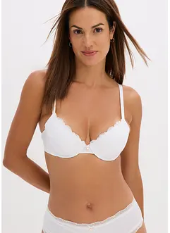 Soutien-gorge à coques satin et dentelle, bonprix Soutien-gorge à coques satin et dentelle, bonprix