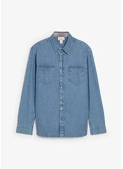 Jeanshemd aus reiner Baumwolle, bonprix Jeanshemd aus reiner Baumwolle, bonprix