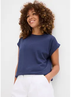 Longshirt aus reiner Bio-Baumwolle (2er Pack), bonprix Longshirt aus reiner Bio-Baumwolle (2er Pack), bonprix