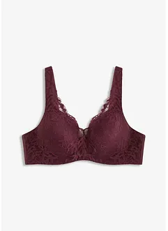 Schalen-BH mit gepolsterten Trägen und zarter Spitze, bonprix Schalen-BH mit gepolsterten Trägen und zarter Spitze, bonprix