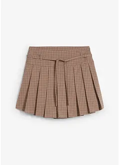 Kurzer Hosenrock mit Kellerfalten, bonprix Kurzer Hosenrock mit Kellerfalten, bonprix