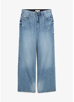 Jean large, taille mi-haute, en denim peu extensible, bonprix Jean large, taille mi-haute, en denim peu extensible, bonprix