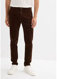 Pantalon jogger en velours côtelé extensible, Regular, bonprix Pantalon jogger en velours côtelé extensible, Regular, bonprix
