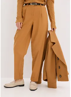 Pantalon en toile coupe barrel, bonprix Pantalon en toile coupe barrel, bonprix