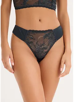 String mit zarter Spitze und Glanzeffekt, bonprix String mit zarter Spitze und Glanzeffekt, bonprix