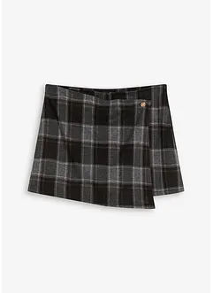 Kurzer Skort mit Schmuck-Knopf, bonprix Kurzer Skort mit Schmuck-Knopf, bonprix