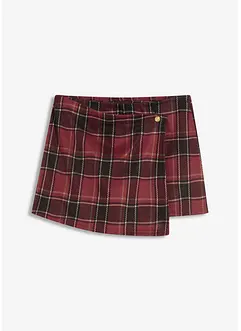 Kurzer Skort mit Schmuck-Knopf, bonprix Kurzer Skort mit Schmuck-Knopf, bonprix