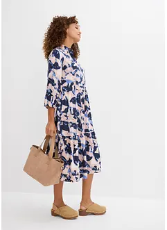 Tunika-Kleid aus fließender Viskose, bonprix Tunika-Kleid aus fließender Viskose, bonprix