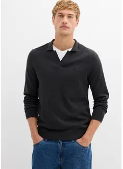 Feinstrickpullover mit reiner Baumwolle, bonprix Feinstrickpullover mit reiner Baumwolle, bonprix
