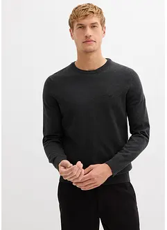 Feinstrickpullover mit reiner Baumwolle, bonprix Feinstrickpullover mit reiner Baumwolle, bonprix