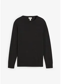 Feinstrickpullover mit reiner Baumwolle, bonprix Feinstrickpullover mit reiner Baumwolle, bonprix