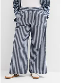 Palazzo-Hose aus reiner Baumwolle, bonprix Palazzo-Hose aus reiner Baumwolle, bonprix