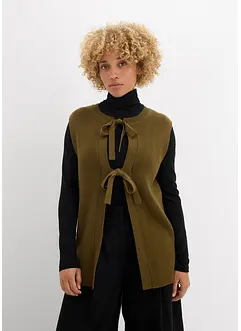 Strick-Weste aus Baumwoll-Mix, bonprix Strick-Weste aus Baumwoll-Mix, bonprix