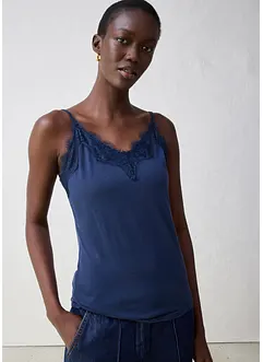 Top avec laine et dentelle, bonprix Top avec laine et dentelle, bonprix