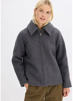 Blouson en maille bouclette douce, bonprix Blouson en maille bouclette douce, bonprix