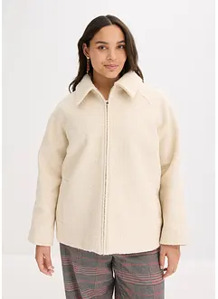 Blouson en maille bouclette douce, bonprix Blouson en maille bouclette douce, bonprix