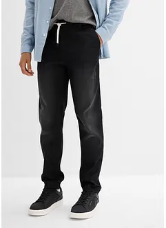 Regular Fit Jeans-Jogger mit Komfortbund, Straight, bonprix Regular Fit Jeans-Jogger mit Komfortbund, Straight, bonprix