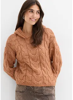 Grobstrick-Pullover aus weichem Woll-Mix, bonprix Grobstrick-Pullover aus weichem Woll-Mix, bonprix