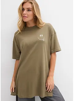 Oversize-Longshirt aus reiner Bio-Baumwolle, bonprix Oversize-Longshirt aus reiner Bio-Baumwolle, bonprix