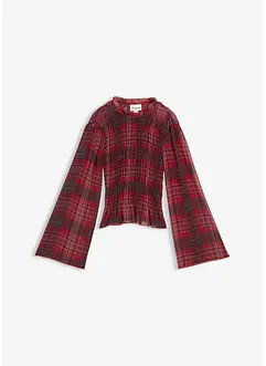 Blusenshirt mit Smokeinsatz, bonprix Blusenshirt mit Smokeinsatz, bonprix