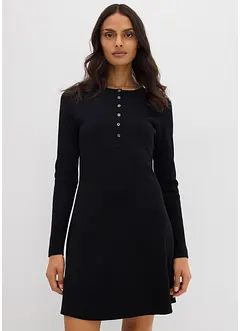 Robe côtelée en coton extensible, bonprix Robe côtelée en coton extensible, bonprix