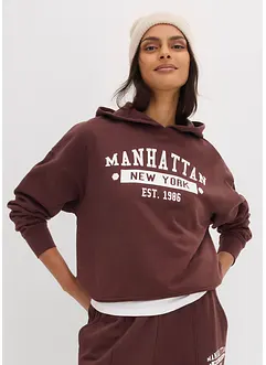 Oversize Hoodie aus reiner Baumwolle, bonprix Oversize Hoodie aus reiner Baumwolle, bonprix