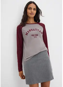 Langarmshirt aus Jersey, bonprix Langarmshirt aus Jersey, bonprix