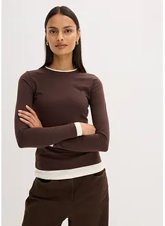 Langarmshirt aus Baumwollmix, bonprix Langarmshirt aus Baumwollmix, bonprix