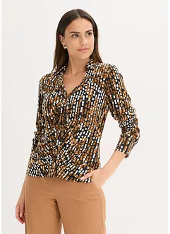 Blouse en jersey de viscose mélangée, bonprix Blouse en jersey de viscose mélangée, bonprix