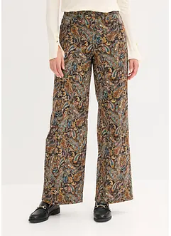 Pantalon ample et extensible en twill, bonprix Pantalon ample et extensible en twill, bonprix