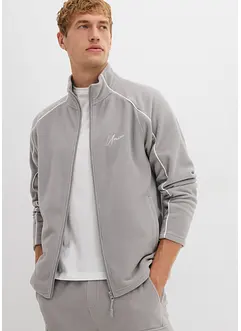Wärmende Fleecejacke mit sportiven Details, bonprix Wärmende Fleecejacke mit sportiven Details, bonprix