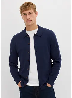 Gilet slim en fine maille avec laine mérinos, bonprix Gilet slim en fine maille avec laine mérinos, bonprix