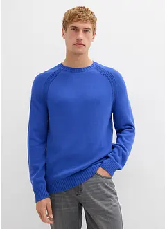 Pull en fine maille 100% coton, bonprix Pull en fine maille 100% coton, bonprix