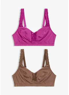 BH ohne Bügel (2er Pack), bonprix BH ohne Bügel (2er Pack), bonprix