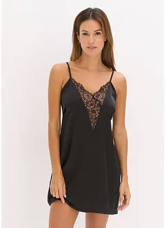 Négligé de satin à fil brillant, bonprix Négligé de satin à fil brillant, bonprix