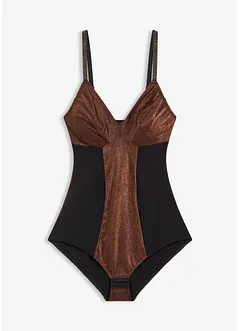 Medium Shape Body aus glitzerndem Material, bonprix Medium Shape Body aus glitzerndem Material, bonprix