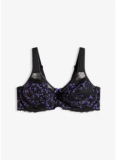 Soutien-gorge minimiseur à bretelles rembourrées et dentelle délicate, bonprix Soutien-gorge minimiseur à bretelles rembourrées et dentelle délicate, bonprix
