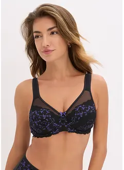 Soutien-gorge minimiseur à bretelles rembourrées et dentelle délicate, bonprix Soutien-gorge minimiseur à bretelles rembourrées et dentelle délicate, bonprix