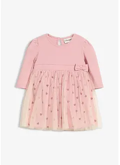 Bodykleid aus Bio-Baumwolle mit kleinen Herzen-Print, bonprix Bodykleid aus Bio-Baumwolle mit kleinen Herzen-Print, bonprix