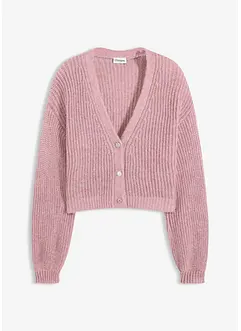 Kurze Strickjacke mit Glitzergarn und Wollanteil, bonprix Kurze Strickjacke mit Glitzergarn und Wollanteil, bonprix