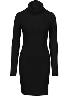 Figurbetontes Strickkleid mit Rollkragen, bonprix Figurbetontes Strickkleid mit Rollkragen, bonprix