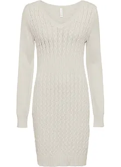 Strickkleid mit Zopfmuster, bonprix Strickkleid mit Zopfmuster, bonprix
