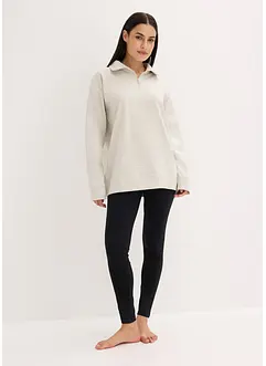 Loungewear Sweat Hausanzug mit Leggings, bonprix Loungewear Sweat Hausanzug mit Leggings, bonprix