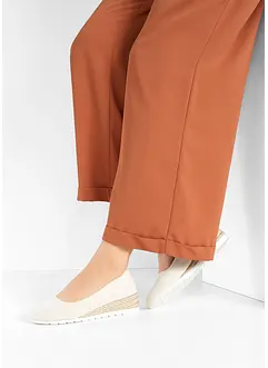 Keilpumps in Bastoptik, bonprix Keilpumps in Bastoptik, bonprix
