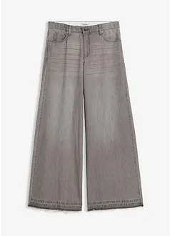 Wide-Leg-Jeans Mid Waist, Bequembund, bonprix Wide-Leg-Jeans Mid Waist, Bequembund, bonprix