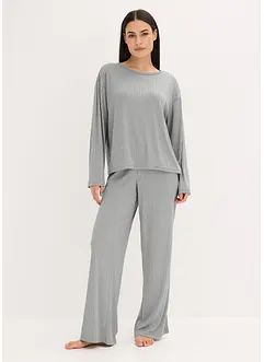 Pyjama aus weichem Pointelle-Jersey, bonprix Pyjama aus weichem Pointelle-Jersey, bonprix