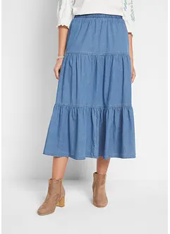 Jeansrock mit Bahnen, bonprix Jeansrock mit Bahnen, bonprix